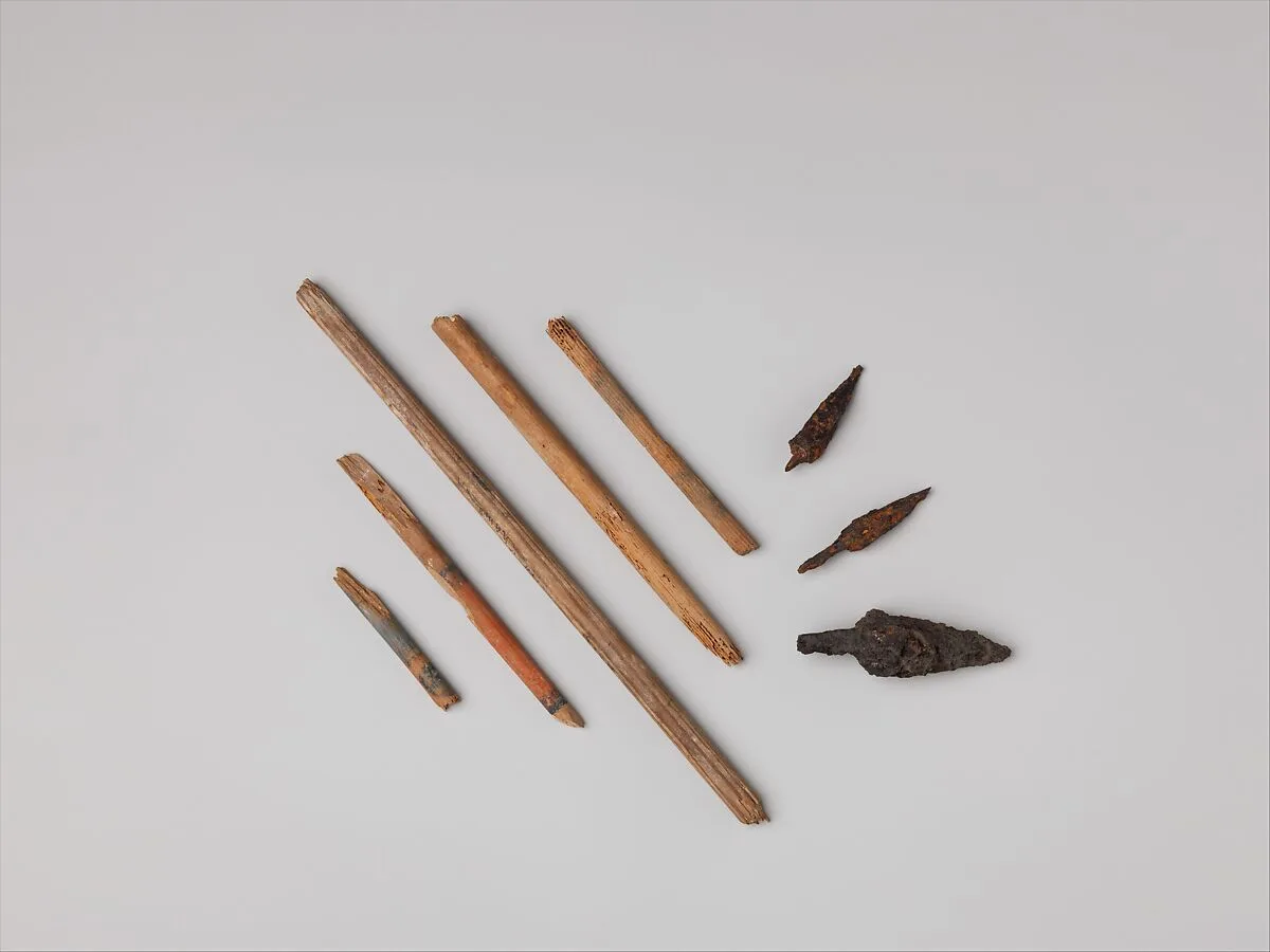 Five Projectile Shafts — Unknown