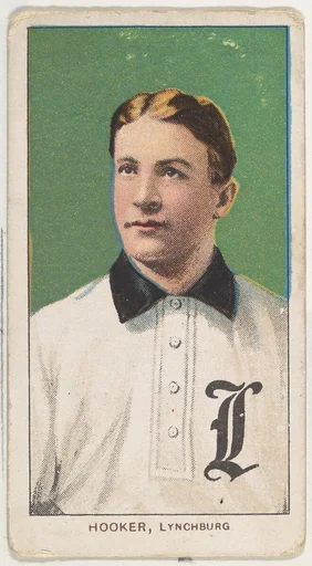 Hooker, Lynchburg, Virginia League, from the White Border series (T206) for the American Tobacco Company