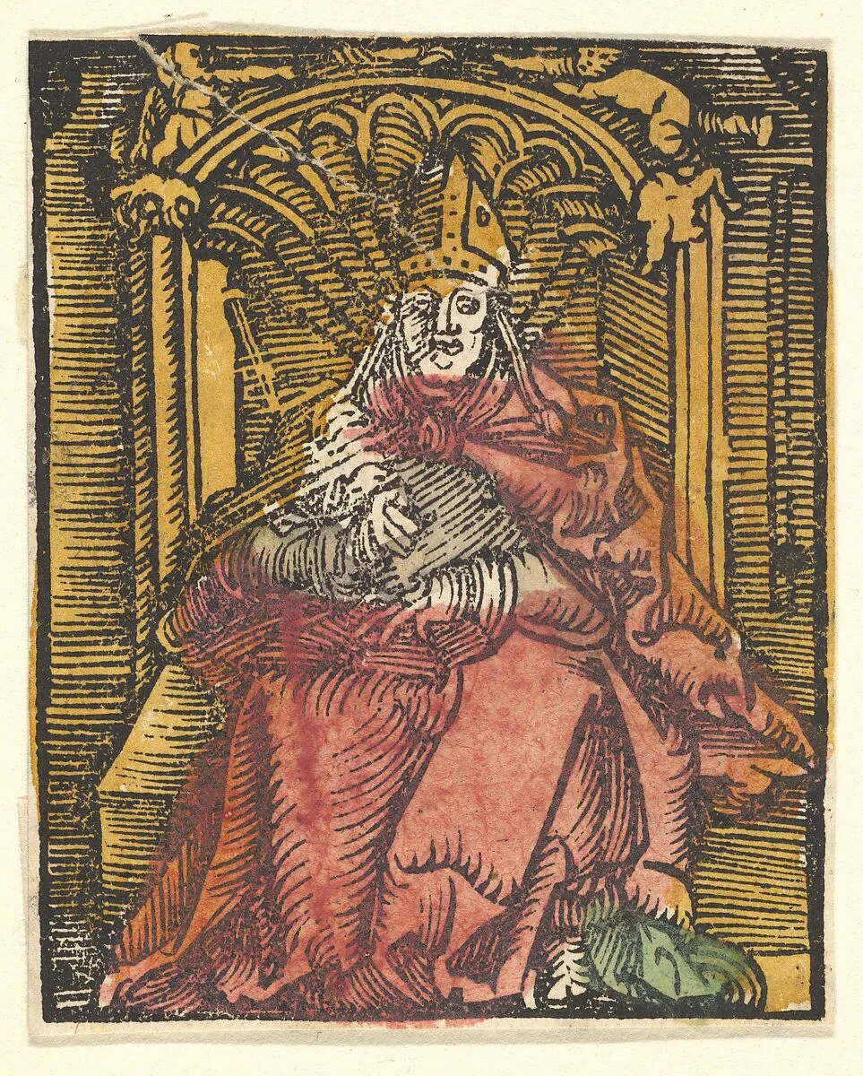 St. Erasmus (copy) — Hans Baldung (called Hans Baldung Grien)