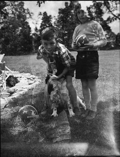 [Double Exposure: Robert and Lee Workum, Bedford Village, New York]