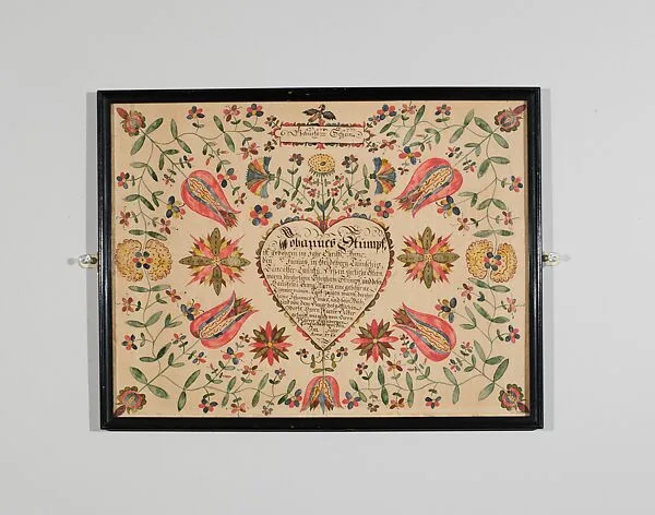 Birth and Baptismal Certificate — Johan Zug