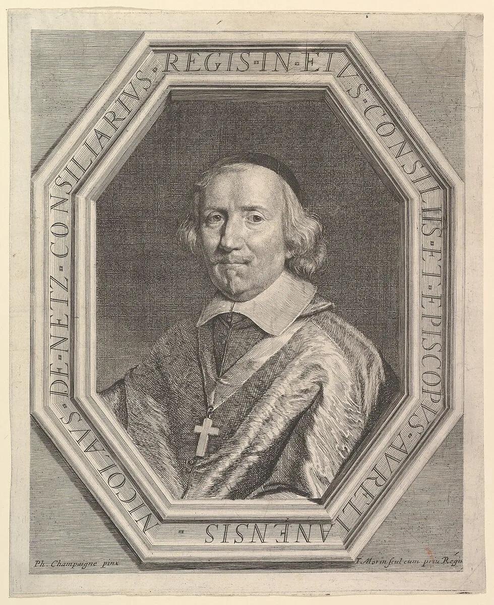 Nicolas de Netz, eveque d'Orleans — Jean Morin|Philippe de Champaigne