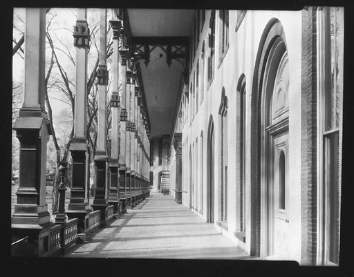[United States Hotel Porch, Saratoga Springs, New York]