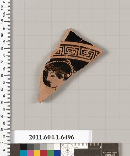 Terracotta fragment of a kylix (drinking cup)
