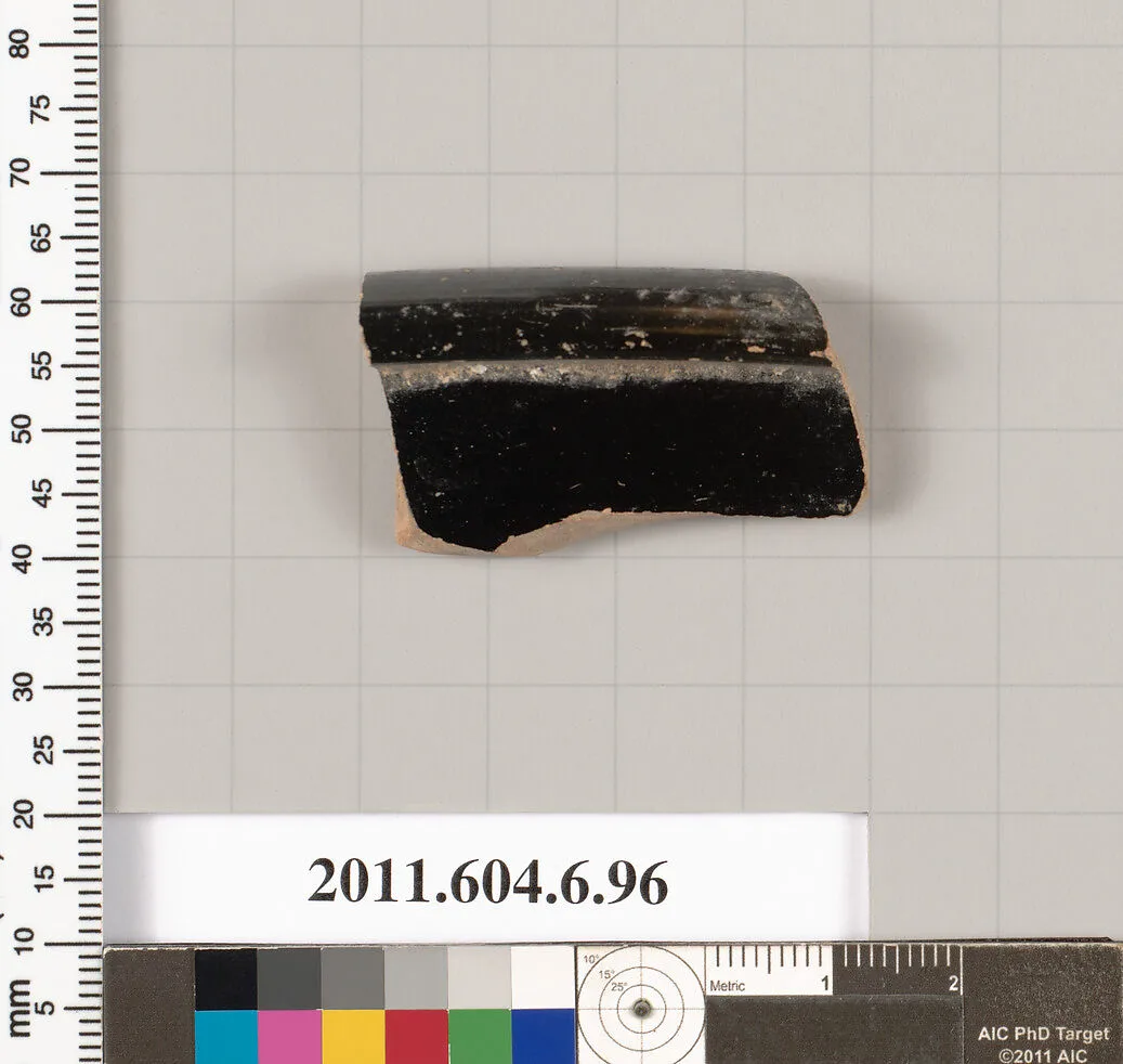 Terracotta rim fragment of an open shape — Unknown