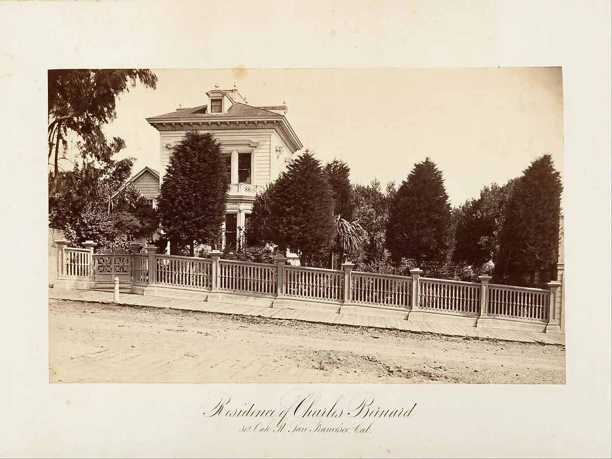 Residence of Charles Bernard. 312 Oak Street, San Francisco, California — Carleton E. Watkins