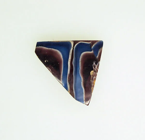 Glass mosiac bowl fragment — Unknown