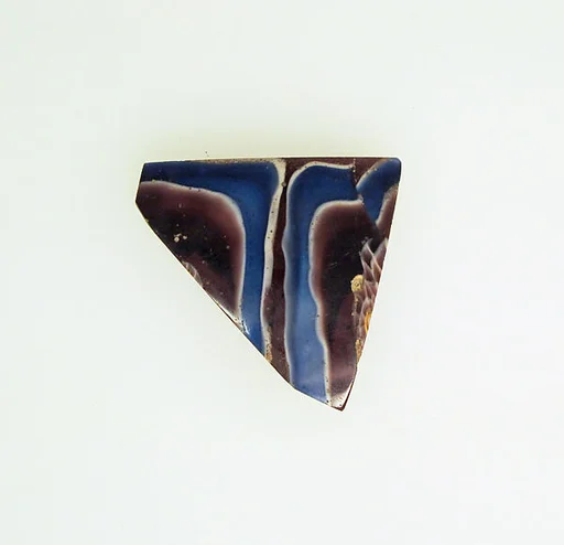 Glass mosiac bowl fragment