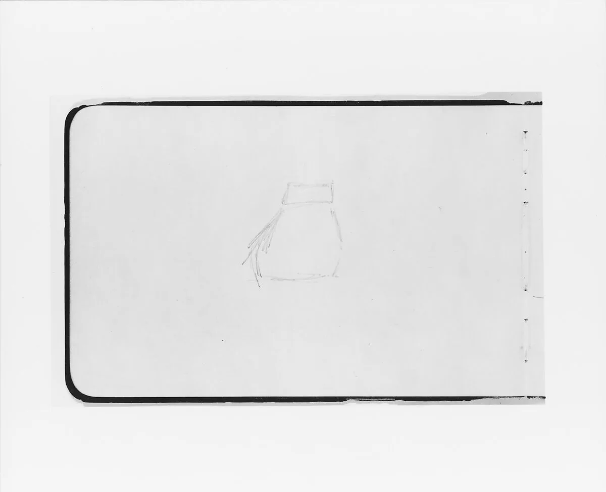 Outline Sketch of a Ship's Stern (from Sketchbook) — Albert Bierstadt
