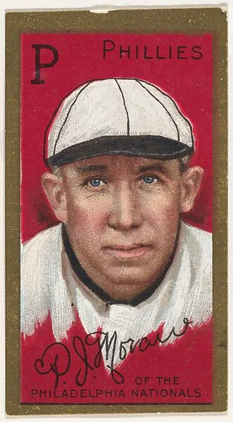 Patrick J. Moran, Philadelphia Phillies, National League, from the "Baseball Series" (Gold Borders) set (T205) issued by the American Tobacco Company — American Tobacco Company