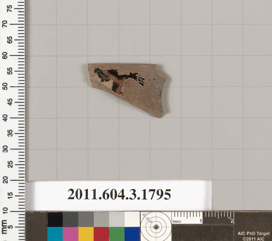 Terracotta rim fragment of a kylix: Lip cup (drinking cup) — Unknown