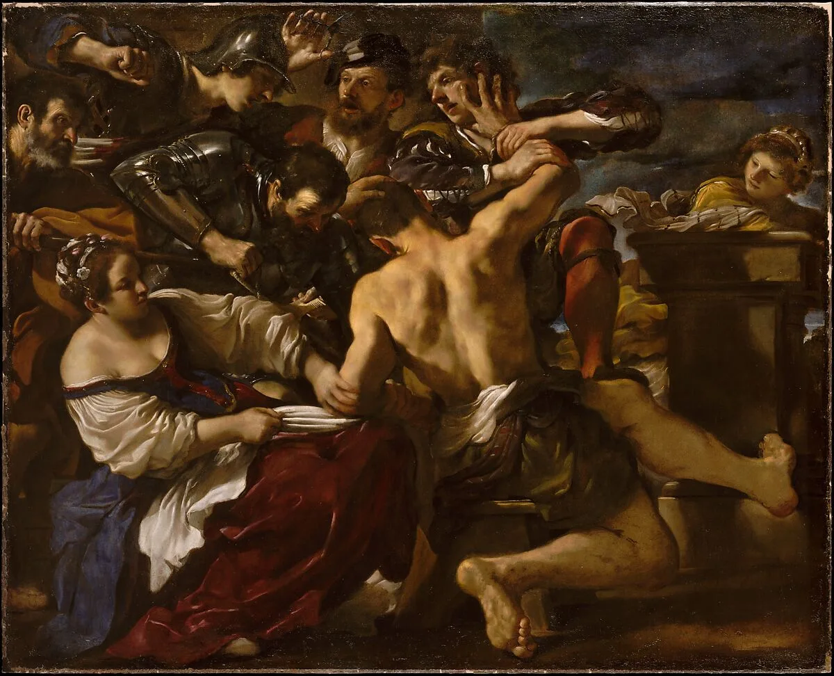 Samson Captured by the Philistines — Guercino (Giovanni Francesco Barbieri)