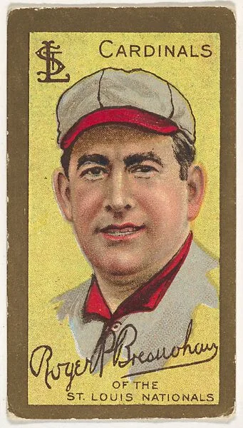 Roger Bresnahan, St. Louis Cardinals, National League, from the "Baseball Series" (Gold Borders) set (T205) issued by the American Tobacco Company — American Tobacco Company