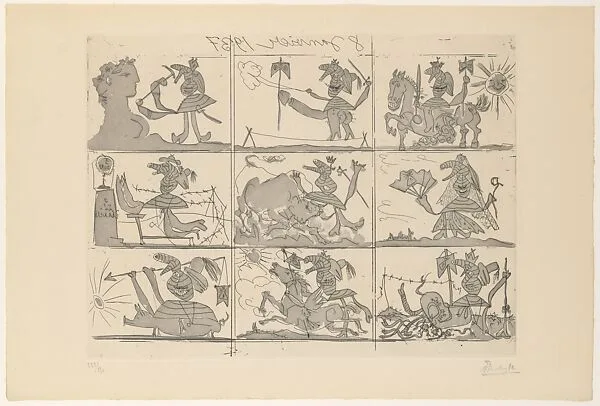 The Dream and Lie of Franco I — Roger Lacourière|Pablo Picasso|Pablo Picasso