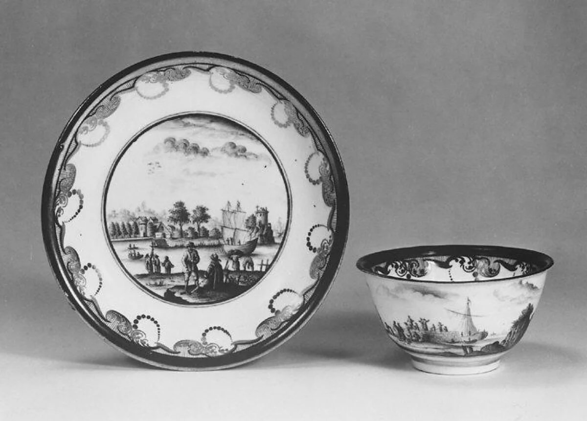 Teabowl and saucer — Meissen Manufactory|Johann Friedrich Metzsch