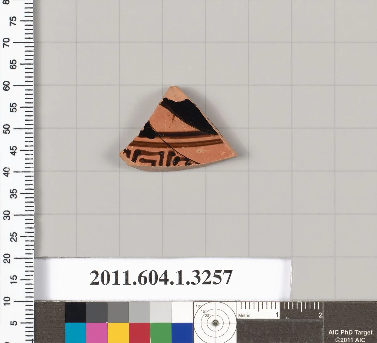 Terracotta fragment of a kylix (drinking cup) — Unknown