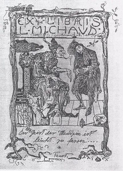Ex Libris L. Michaud — Paul Klee
