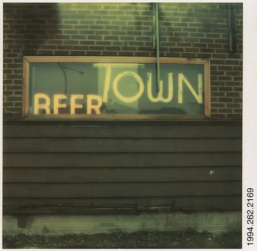 ["Beer Town" Neon Sign]