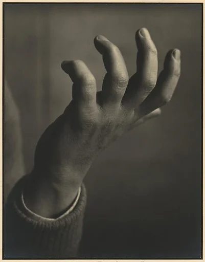 Hand of Allan Bier - Pianist.  Carmel, 1933