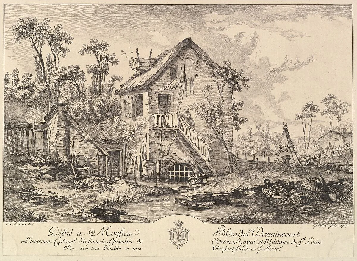 Landscape — Jean Pierre Louis Laurent Hoüel|François Boucher