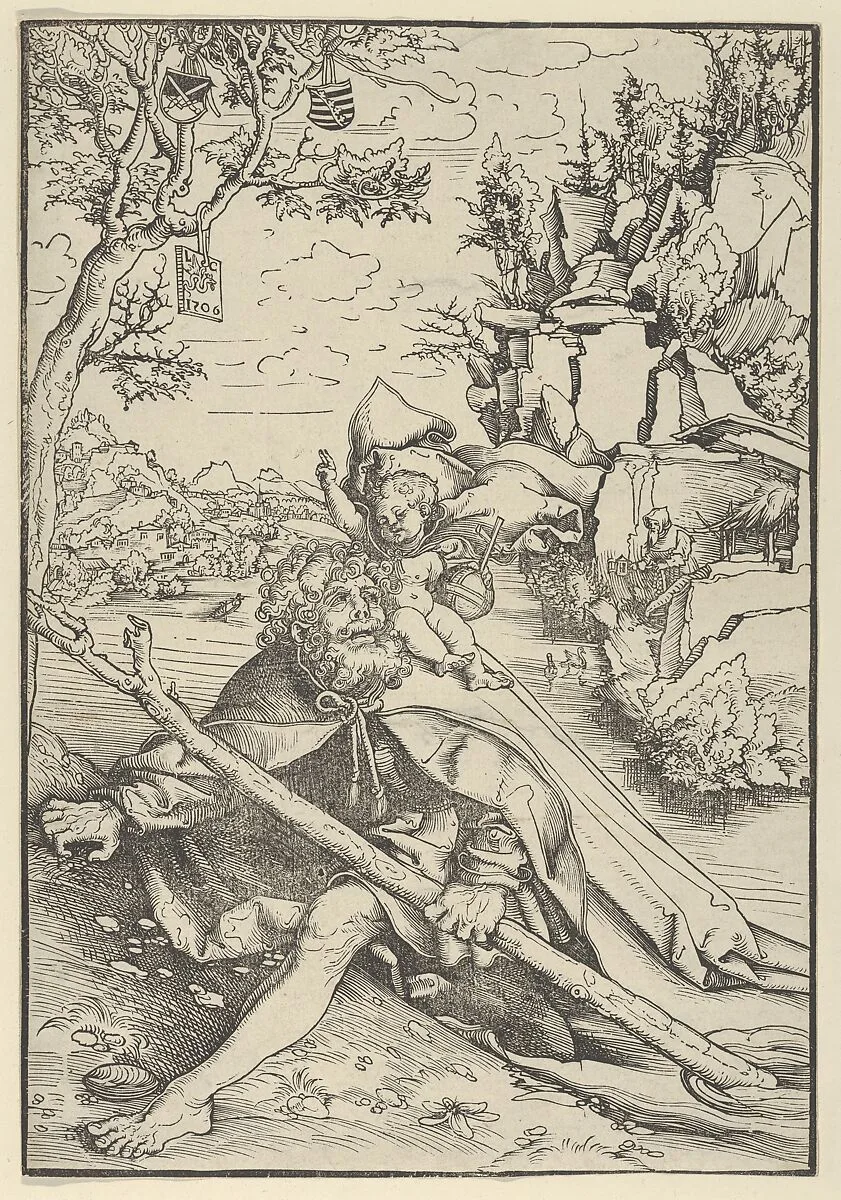 Saint Christopher — Lucas Cranach the Elder