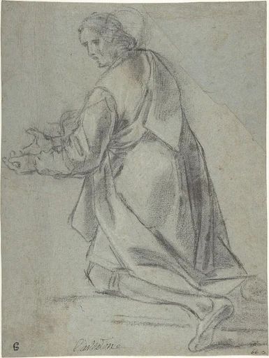 Kneeling Youth Facing Left