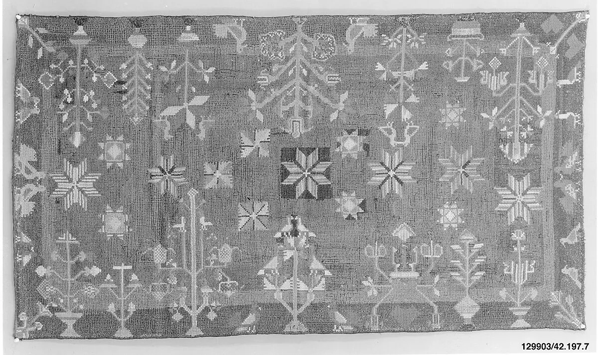 Embroidered Rug — Unknown