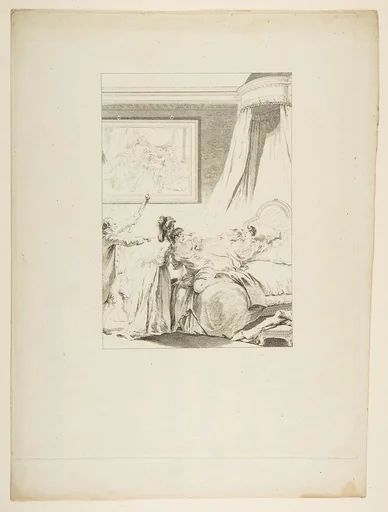 Le Gascon puni, from "Contes et nouvelles en vers par Jean de La Fontaine. A Paris, de l'imprimerie de P. Didot, l'an III de la République, 1795"