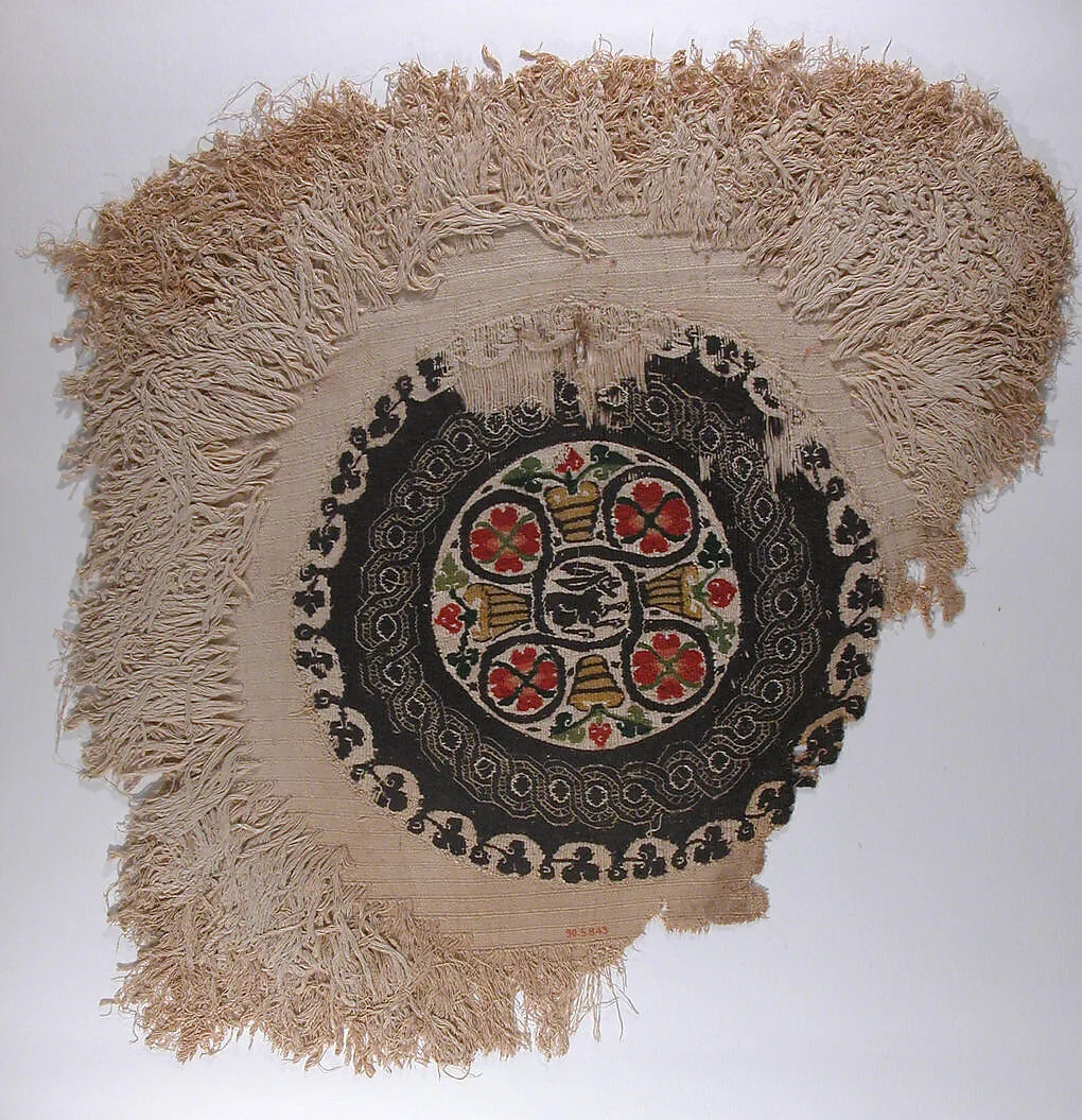 Fragment with a Roundel and Loop Pile — Unknown