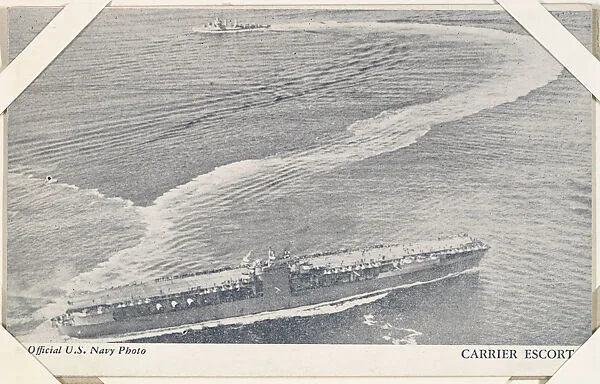Carrier Escort from Military--Official Photo cards (W615) — Unknown