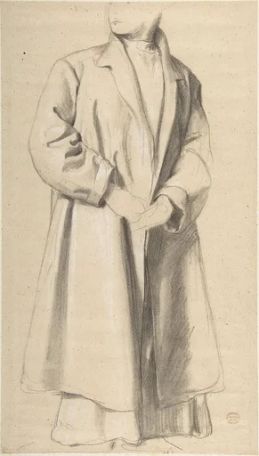 Standing Figure in a Long Coat