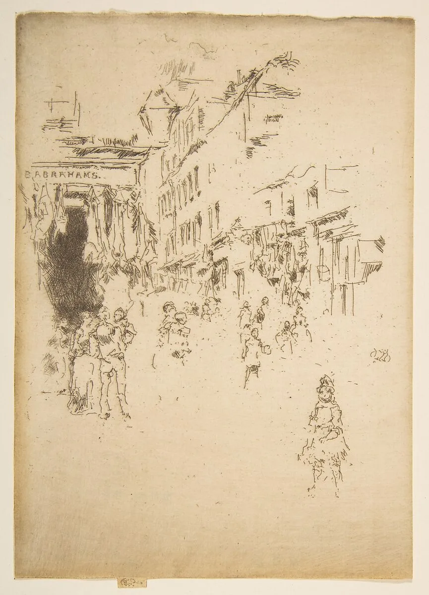 Cutler Street, Houndsditch — James McNeill Whistler