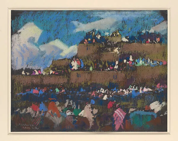 Fiesta in Taos — Julius Rolshoven