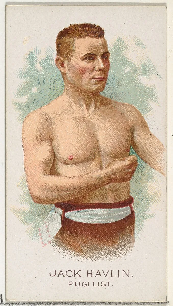 Jack Havlin, Pugilist, from World's Champions, Series 2 (N29) for Allen & Ginter Cigarettes — Lindner, Eddy & Claus|Allen & Ginter