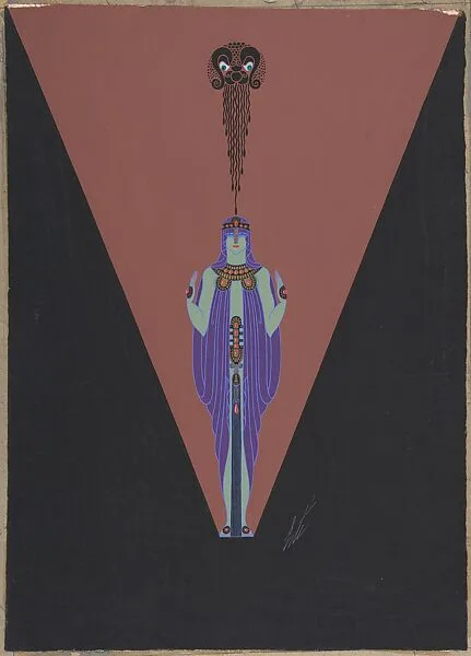 Esclave de Salomé: Costume design for George White's Scandals, New York, 1926 — Erté (Romain de Tirtoff)