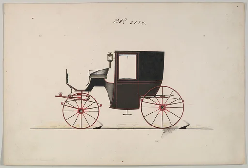 Design for Brougham, no. 3184