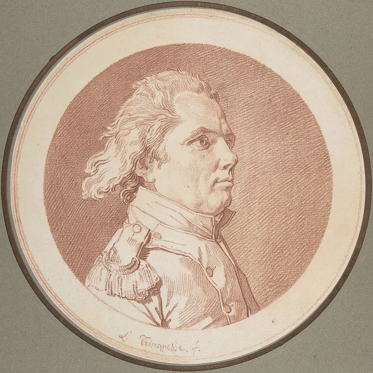 Portrait of François Reidy de Lagrange — Louis Roland Trinquesse