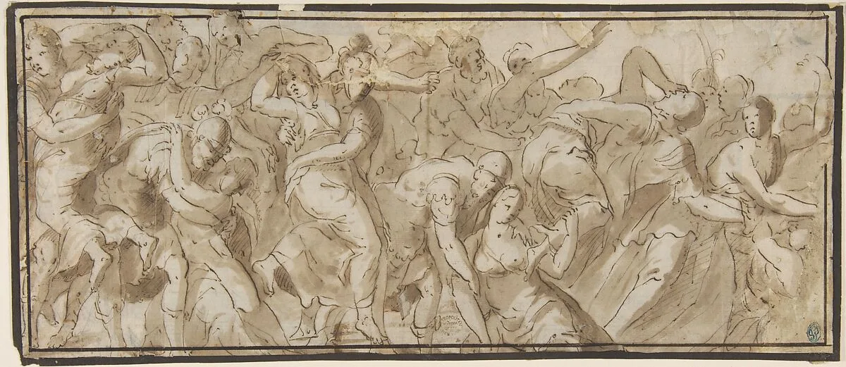 Rape of the Sabines — Polidoro da Caravaggio