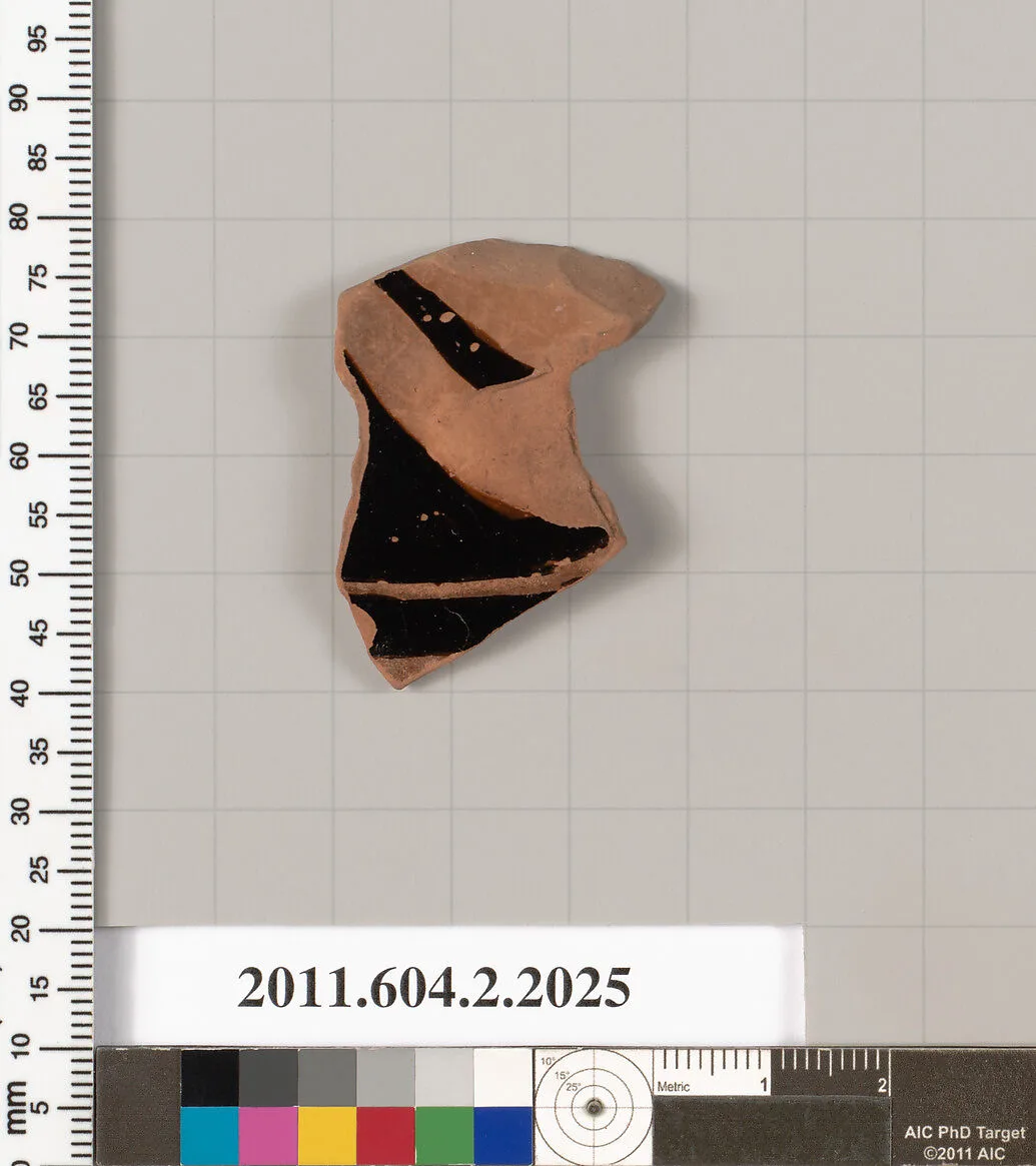 Terracotta fragment of an askos (flask with a spout and handle over the top)? — Unknown