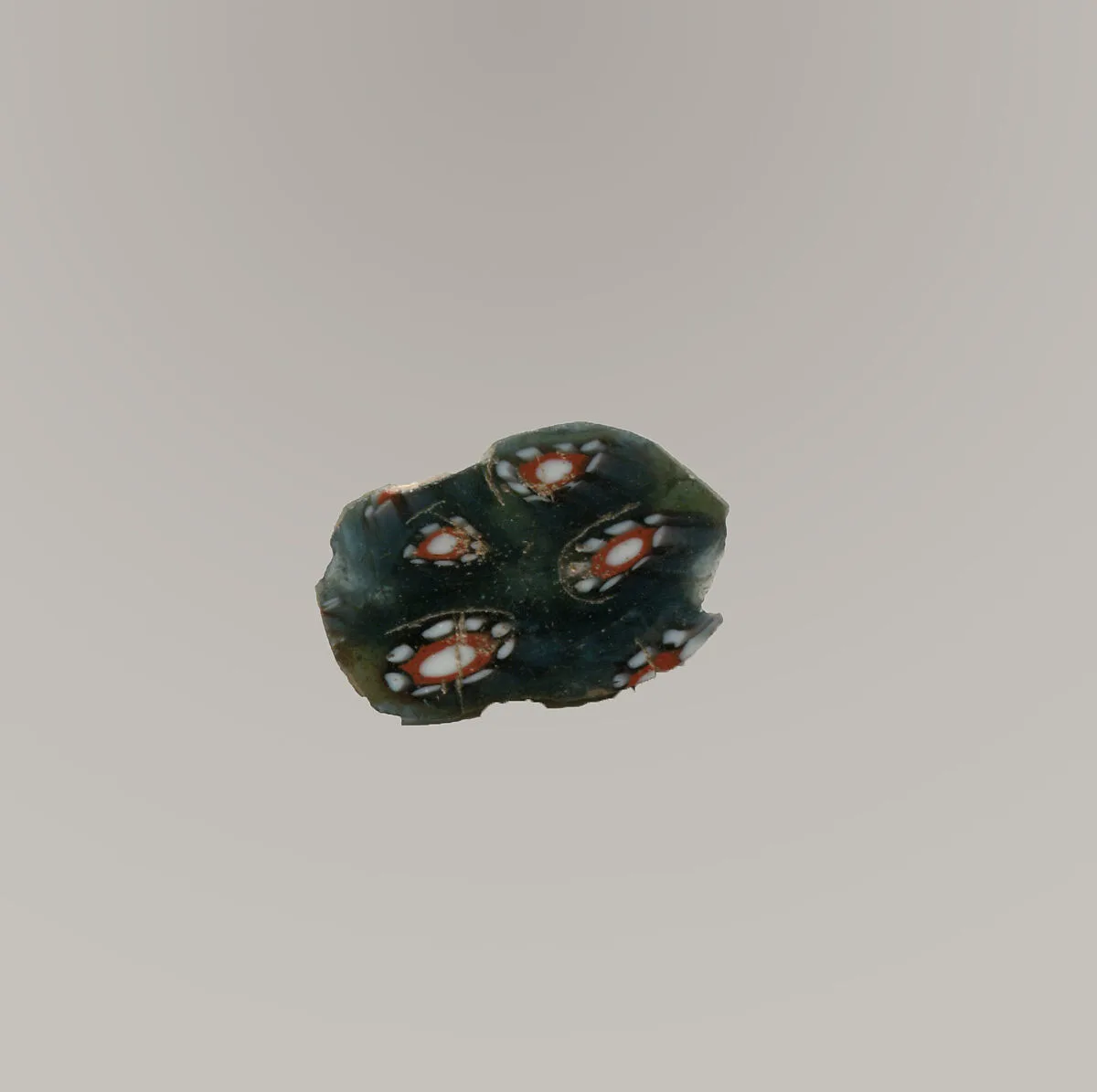Glass mosaic bowl fragment — Unknown