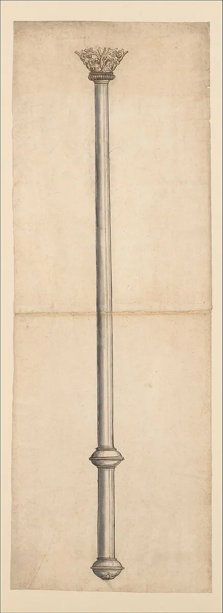 Design for a Scepter — Anonymous, German, 16th century