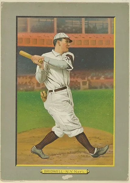 Al Bridwell, Shortstop, New York Giants (National League), from Turkey Red Cabinets (T3) — American Tobacco Company