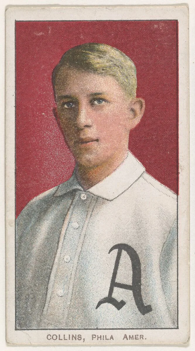Collins, Philadelphia, American League, from the White Border series (T206) for the American Tobacco Company — American Tobacco Company
