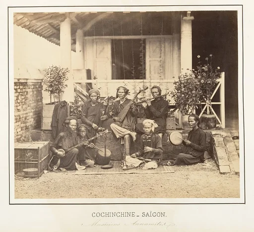 Musiciens Annamites, Saïgon, Cochinchine