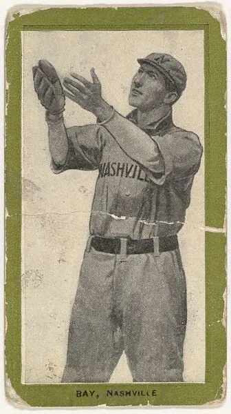 Bay, Nashville, from the Baseball Players (Green Borders) series (T211) issued by Red Sun Cigarettes — Red Sun Cigarettes