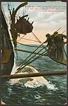 Sperm Whaling "Hoisting and Cutting as the Whale Rolls Over and Over" New Bedford, Mass. — Unknown