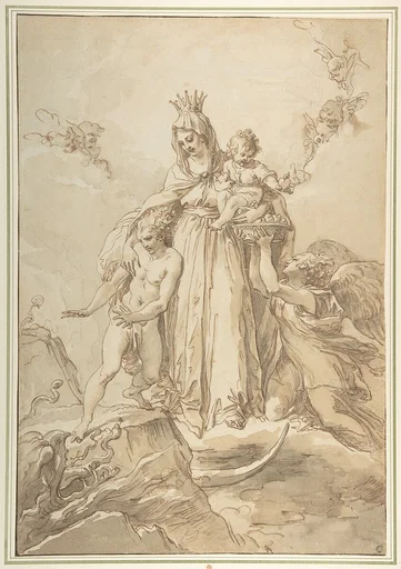The Virgin Immaculate with the Christ Child