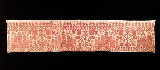 Bed curtain border