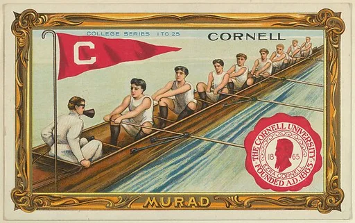 Cornell, version one, part of the College Series cabinet cards (T6)