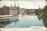 Hadley Mill and 3rd Canal, Holyoke, Mass.